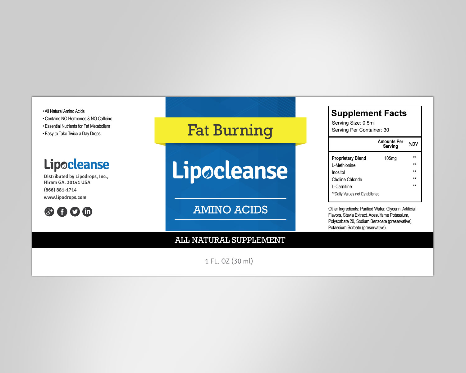 Diseño de Empaque por pivotaldesign.biz para Lipoproducts | Diseño #10741275
