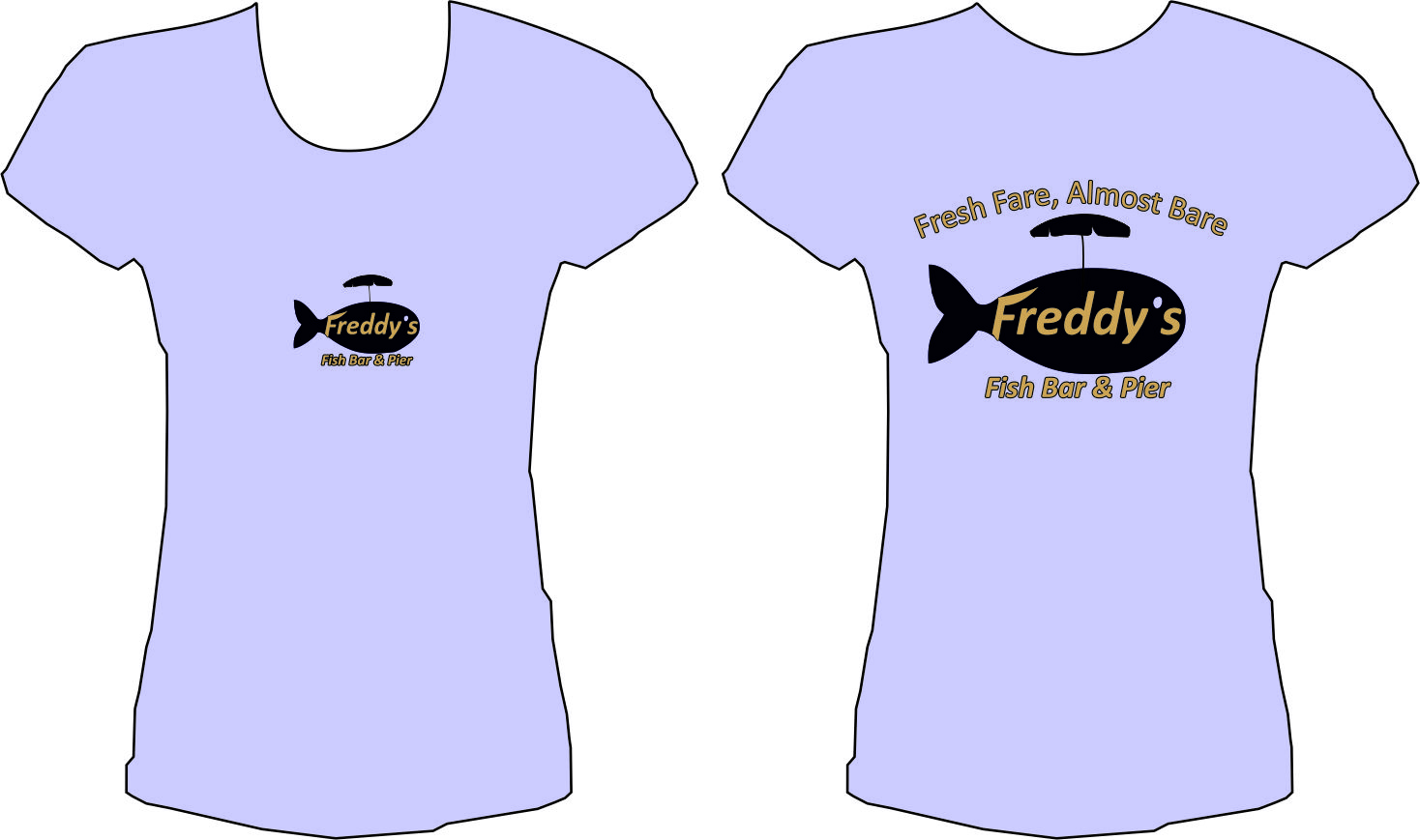 T-shirt Design by seherr for Freddy's Fish Bar & Pier | Design #11363384