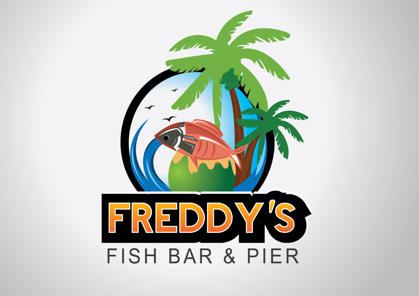 T-shirt Design by Macaw for Freddy's Fish Bar & Pier | Design #11338614