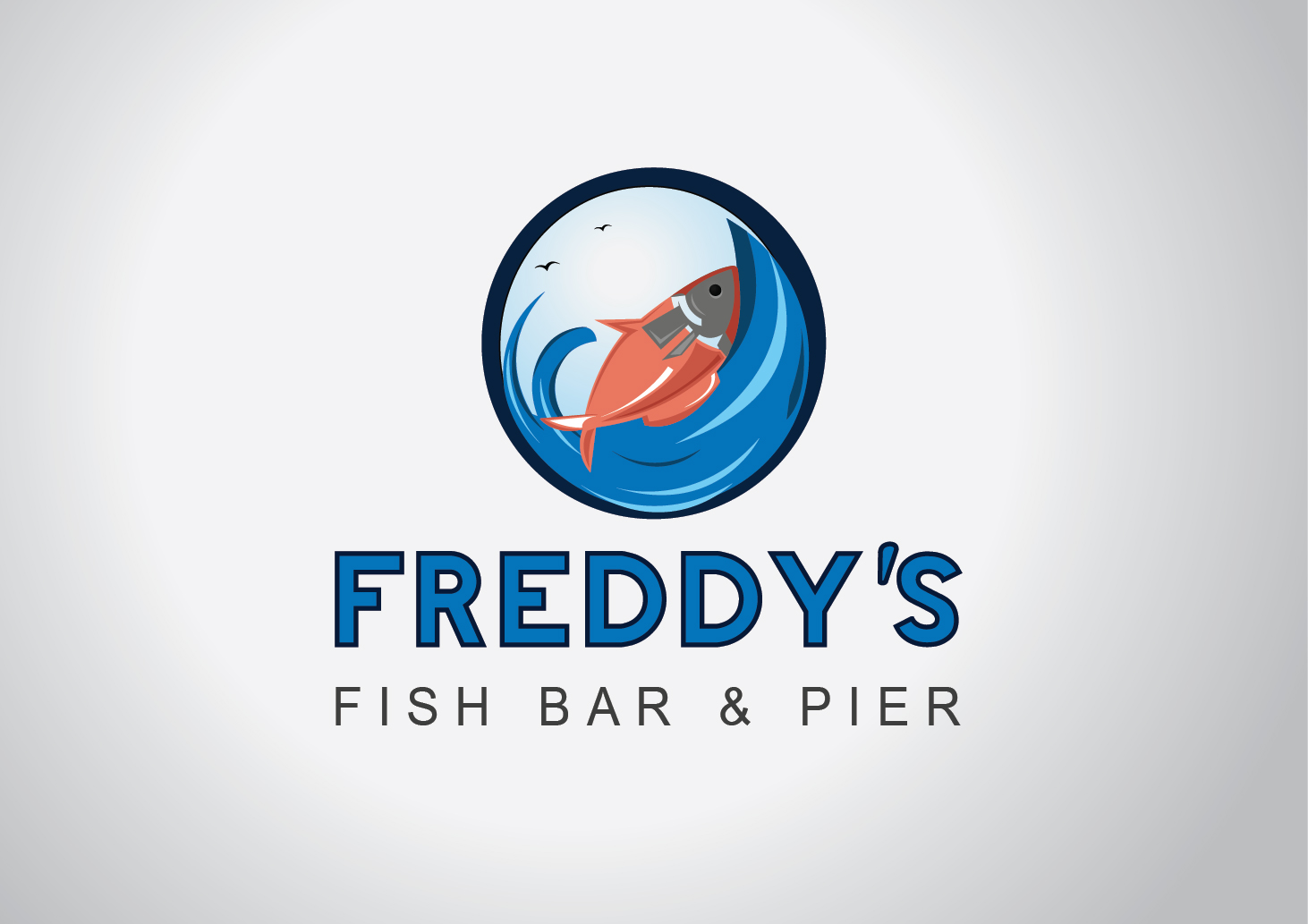 T-shirt Design by Macaw for Freddy's Fish Bar & Pier | Design #11346454