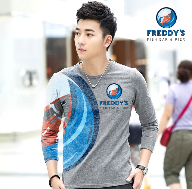 T-shirt Design by Macaw for Freddy's Fish Bar & Pier | Design #11346455