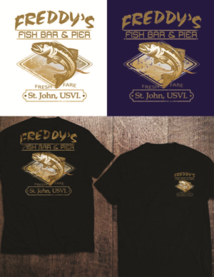 Design de T-shirt par ARtKISTA pour Freddy's Fish Bar & Pier | Design #11365271