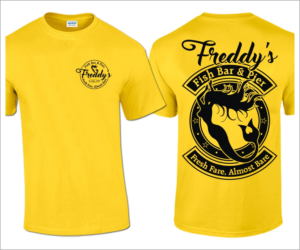 T-shirt Design by Rox Art Design for Freddy's Fish Bar & Pier | Design: #11389851