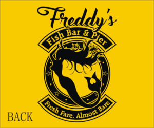 T-shirt Design by Rox Art Design for Freddy's Fish Bar & Pier | Design: #11389853