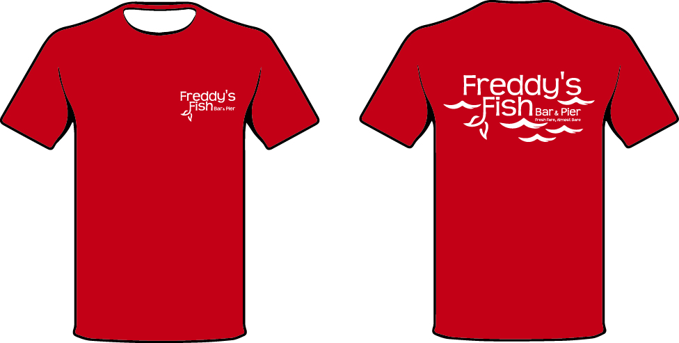 T-shirt Design by coopdesigns for Freddy's Fish Bar & Pier | Design #11367738