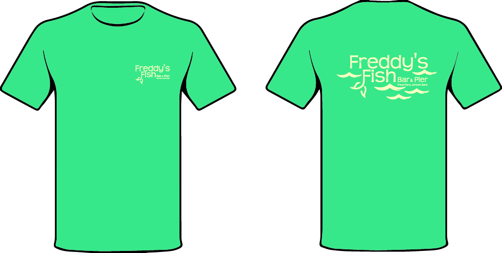 T-shirt Design by coopdesigns for Freddy's Fish Bar & Pier | Design #11368879