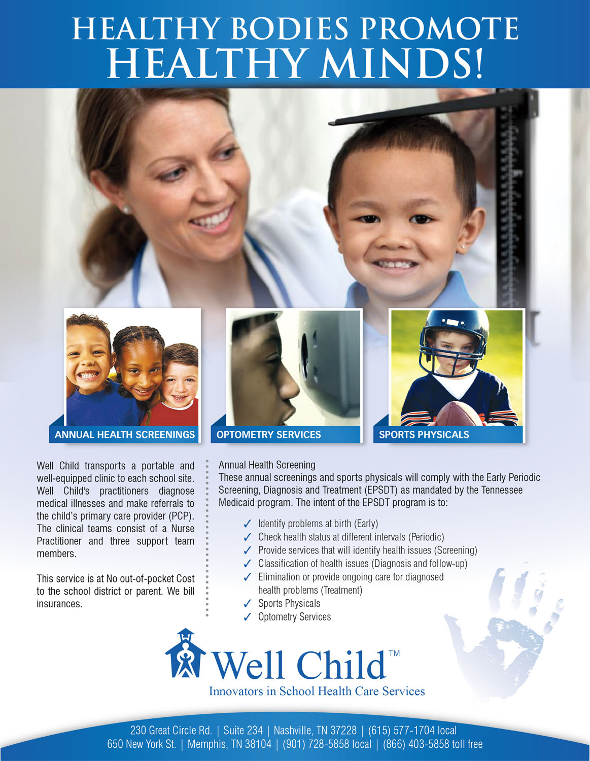 Flyer Design by Jackie Morrison for Wellchild | Design #10723598