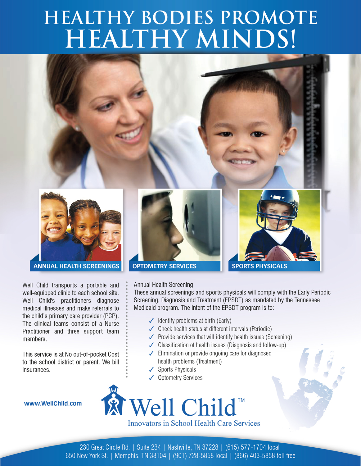 Flyer Design by Jackie Morrison for Wellchild | Design #10726278