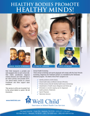 Flyer Design by Jackie Morrison for Wellchild | Design: #10726278