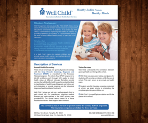 Flyer Design by Designers Hub for Wellchild | Design: #10724467