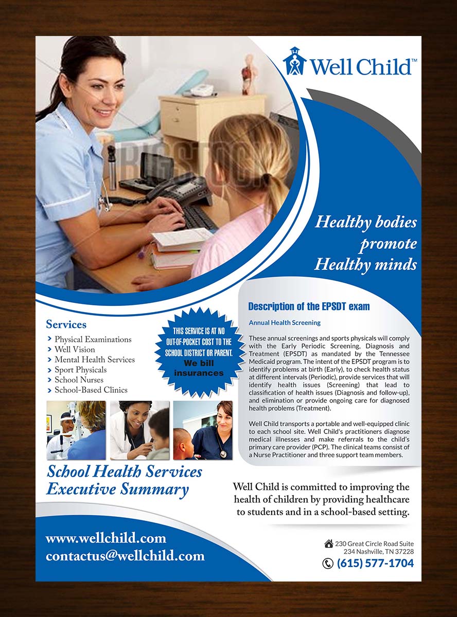 Flyer Design by creative.bugs for Wellchild | Design #10732136