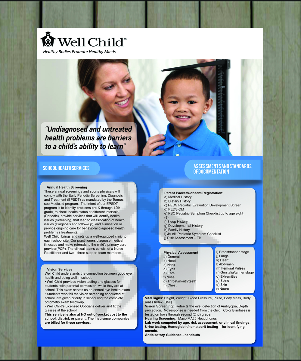 Flyer Design by Andifahmy1 for Wellchild | Design #10735087