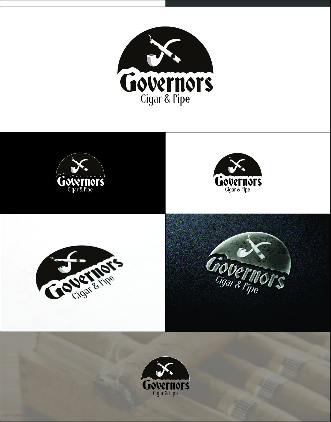Logo Design by DG for Governors Cigar and Pipe | Design #10740709