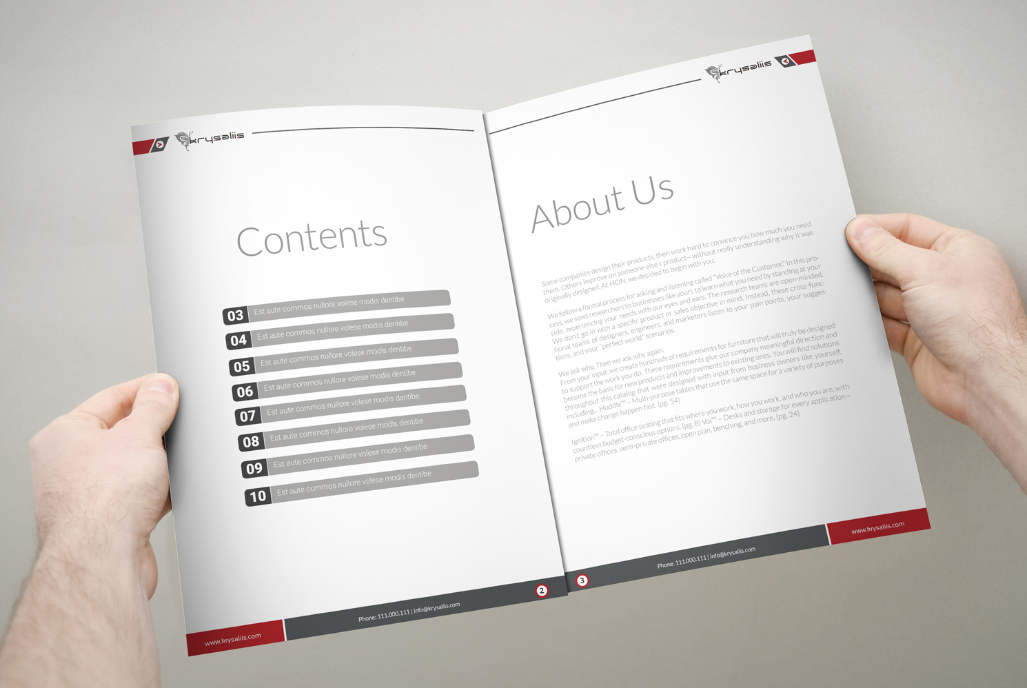 Catalogue Design by iTech Graphics for this project | Design #11492306