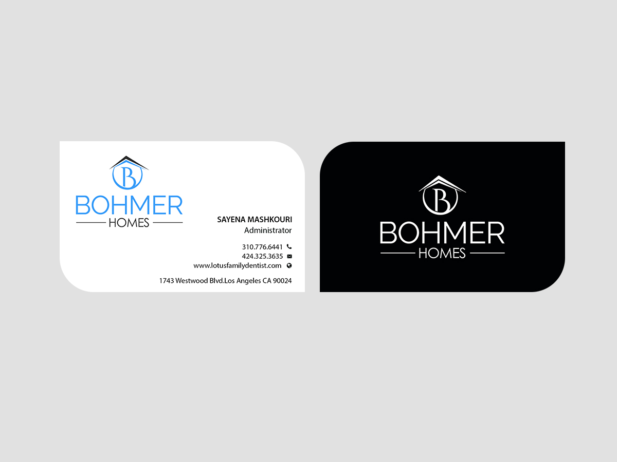 Karten-Design von Creations Box 2015 für Bohmer Homes and Renovations  | Design #12475772