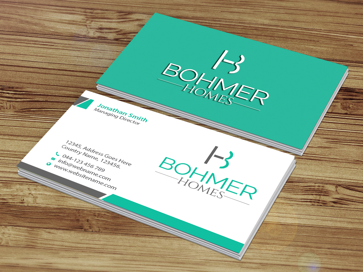 Karten-Design von Creations Box 2015 für Bohmer Homes and Renovations  | Design #12475775