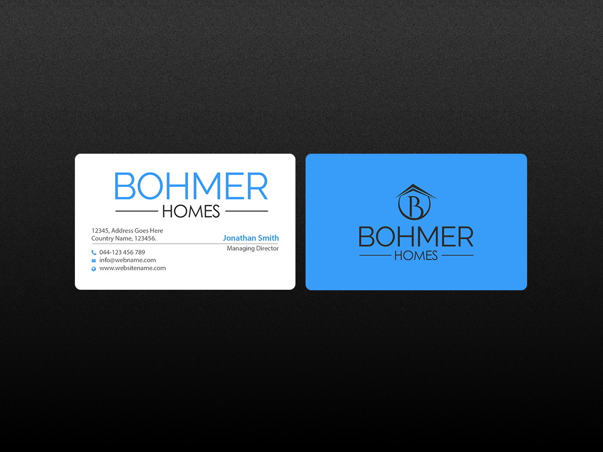Card Design by Creations Box 2015 for Bohmer Homes and Renovations  | Design #12475782
