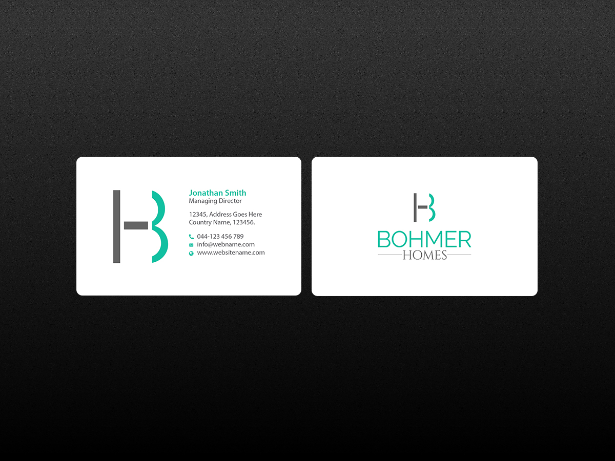 Card Design by Creations Box 2015 for Bohmer Homes and Renovations  | Design #12475783