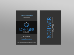 Card Design by Creations Box 2015 for Bohmer Homes and Renovations  | Design: #12517647