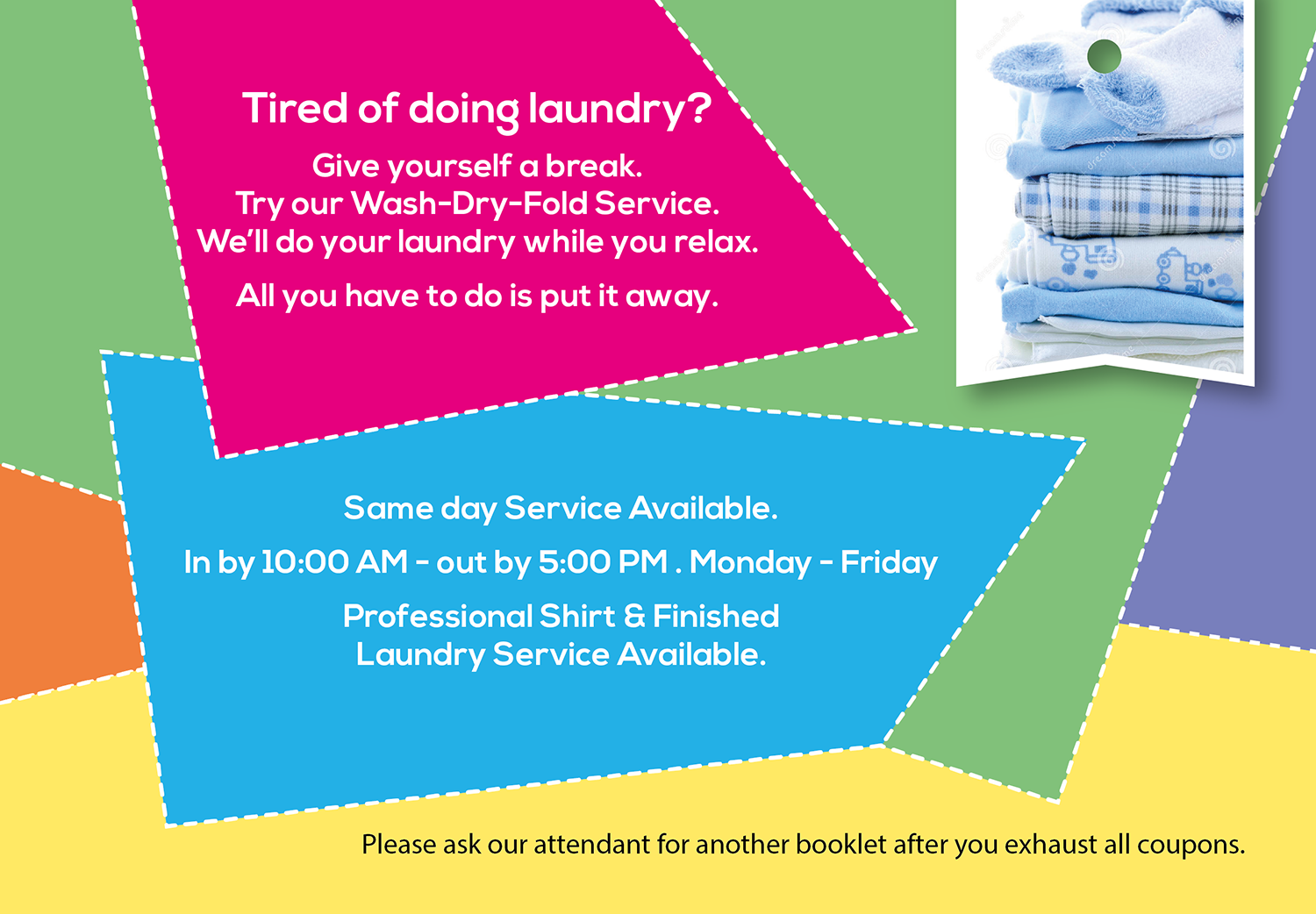 Katalog-Design von Julia at Osmosis für Fillmore Laundromat | Design #10783336