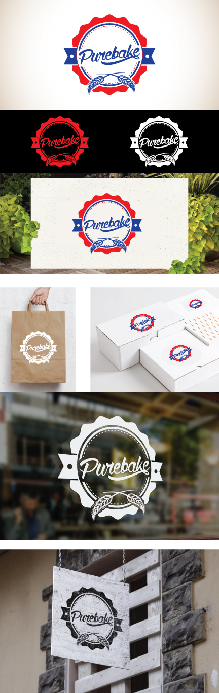 Logo Design by debdesign for Purebake | Design #10931396