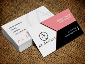 Business Card Design by Lanka Ama for AZ Designs | Design: #10727219