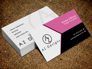 Business Card Design by Lanka Ama for AZ Designs | Design: #10727220