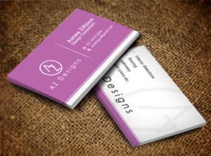 Business Card Design by Lanka Ama for AZ Designs | Design: #10727229