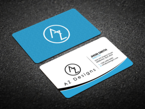 Business Card Design by Verified artistry (Design garden) for AZ Designs | Design: #10751101