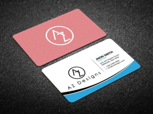 Business Card Design by Verified artistry (Design garden) for AZ Designs | Design: #10751102