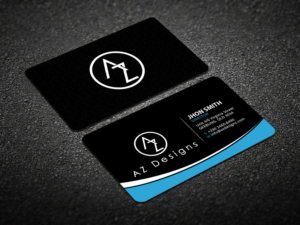 Business Card Design by Verified artistry (Design garden) for AZ Designs | Design: #10751104