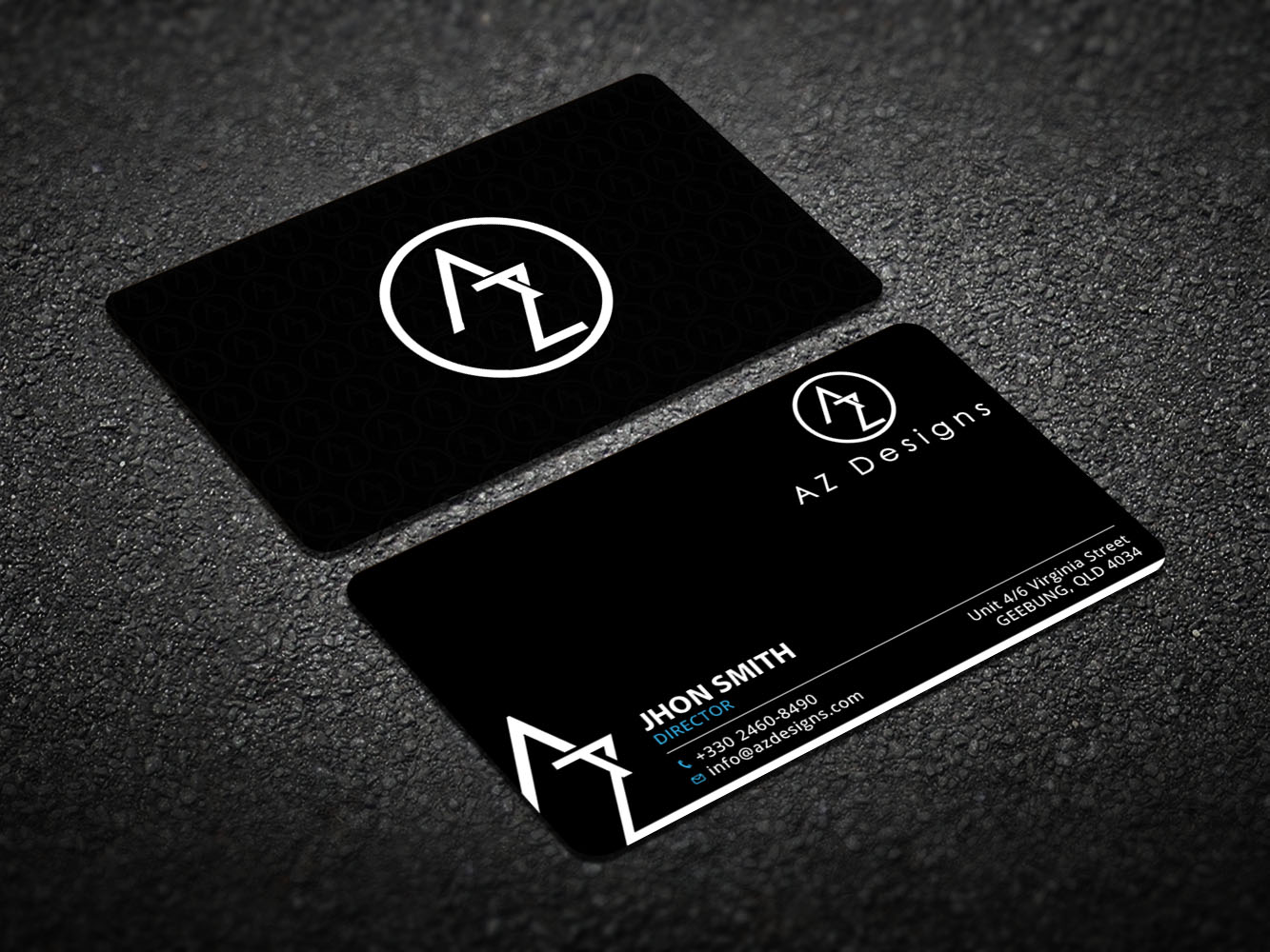 Business Card Design by Verified artistry for AZ Designs | Design #10751111