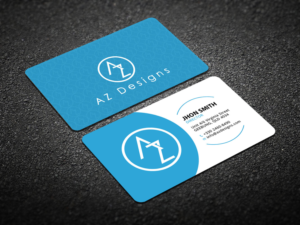 Visitenkarten-Design von Verified artistry (Design garden) für AZ Designs | Design: #10751120