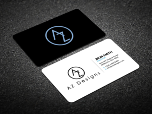 Visitenkarten-Design von Verified artistry (Design garden) für AZ Designs | Design: #10751122