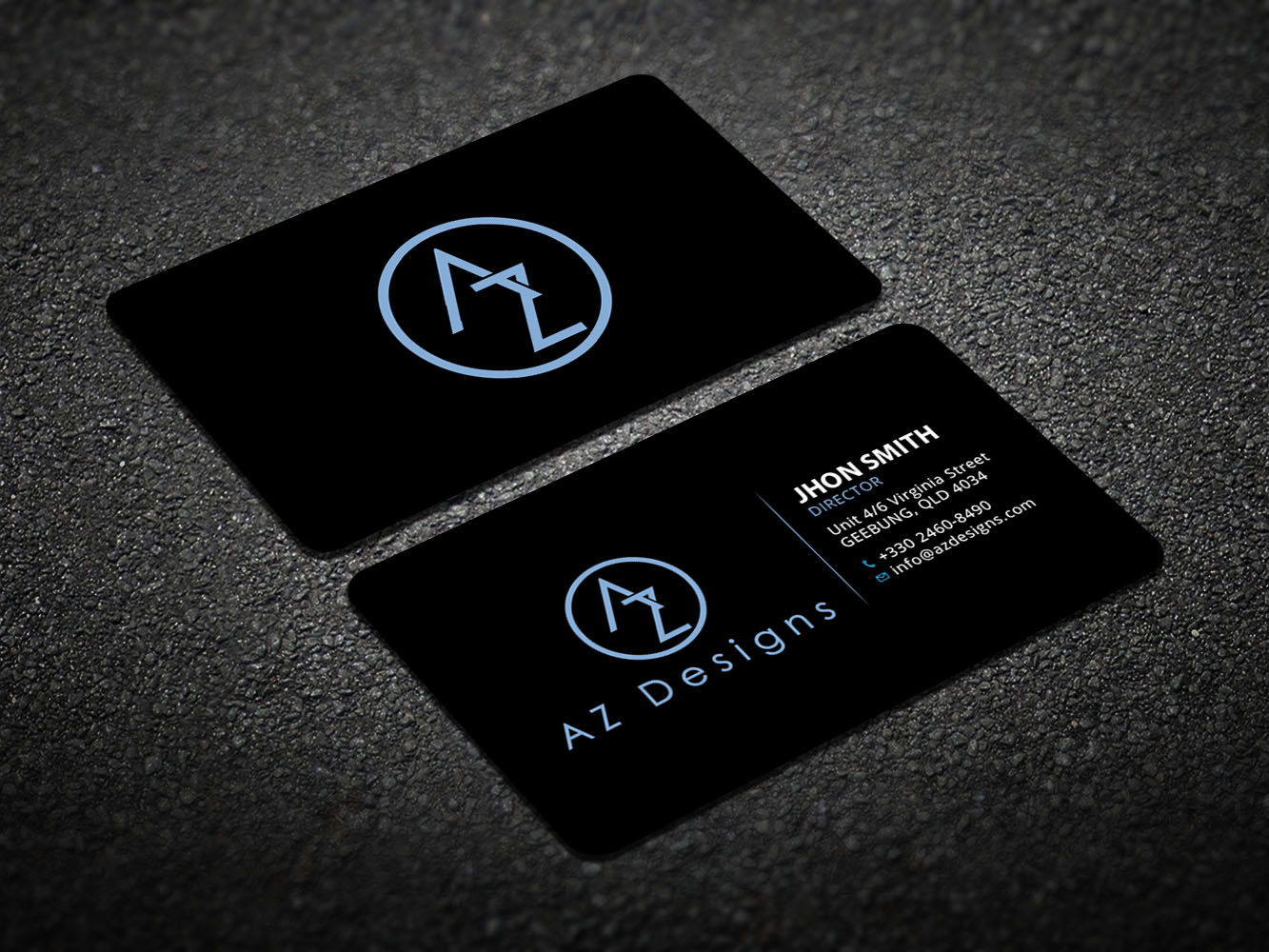 Diseño de Tarjeta de Presentación por Verified artistry (Design garden) para AZ Designs | Diseño #10751123