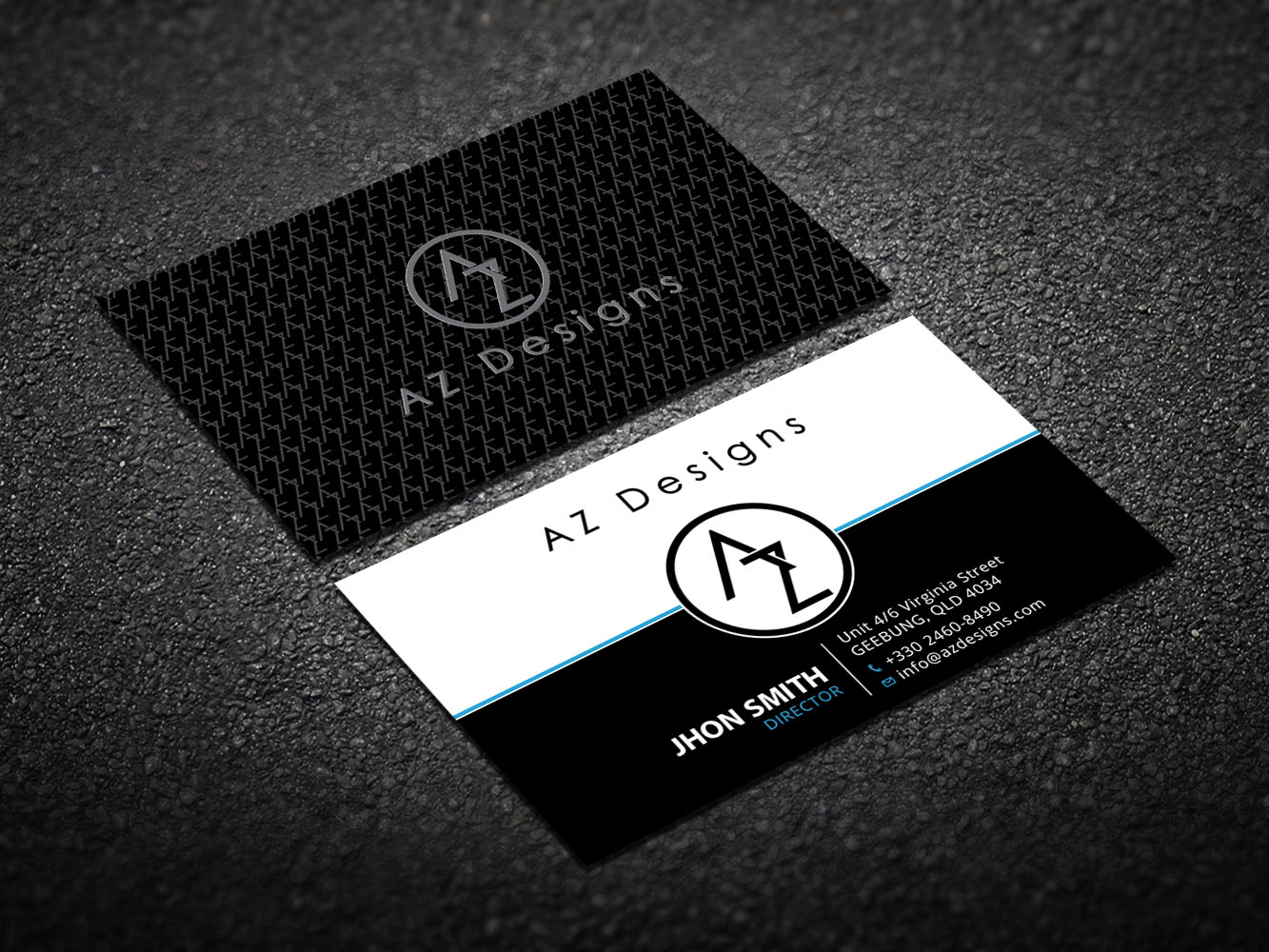 Visitenkarten-Design von Verified artistry (Design garden) für AZ Designs | Design #10751143