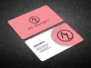 Business Card Design by Verified artistry (Design garden) for AZ Designs | Design: #10751152