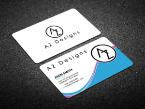 Business Card Design by Verified artistry (Design garden) for AZ Designs | Design: #10751153