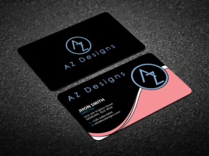 Business Card Design by Verified artistry (Design garden) for AZ Designs | Design: #10751156