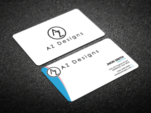 Business Card Design by Verified artistry (Design garden) for AZ Designs | Design: #10751159