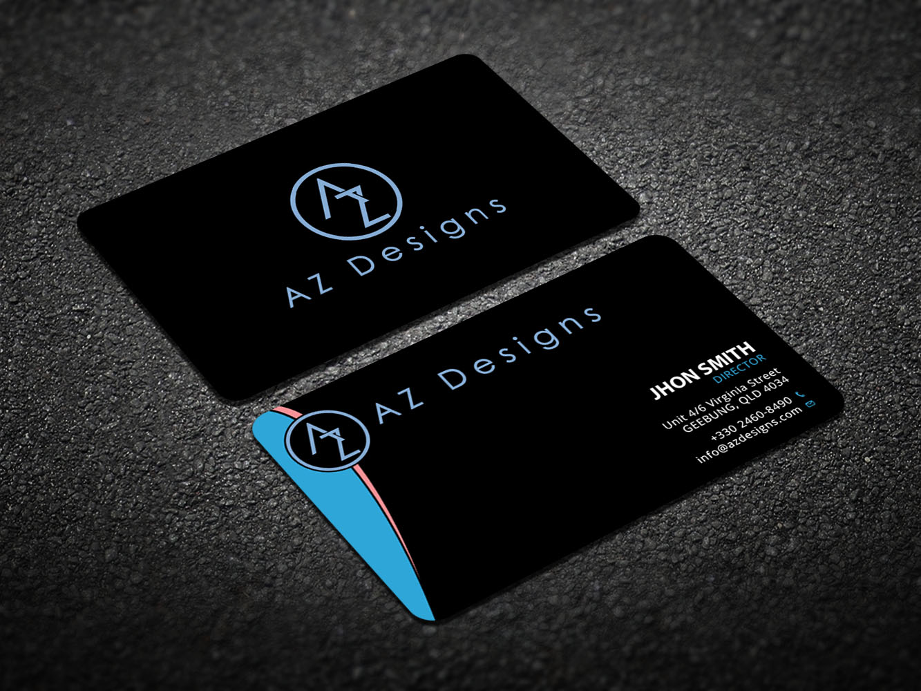 Business Card Design by Verified artistry for AZ Designs | Design #10751160