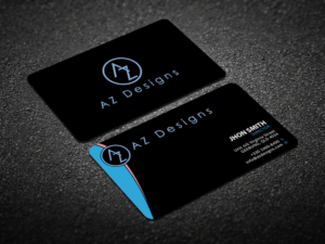 Business Card Design by Verified artistry (Design garden) for AZ Designs | Design: #10751160