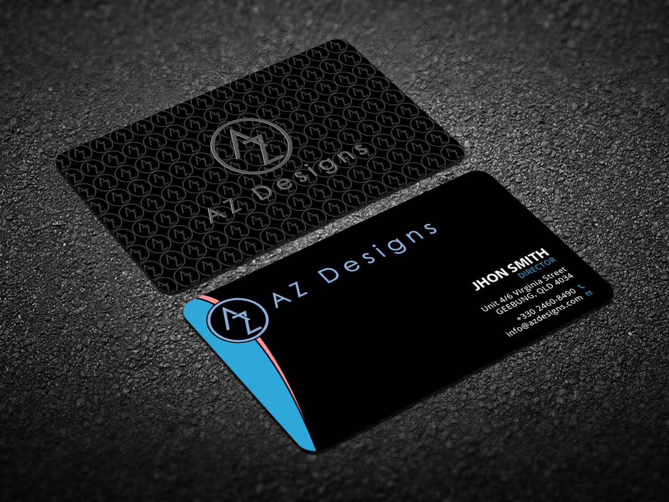 Business Card Design by Verified artistry (Design garden) for AZ Designs | Design #10751161