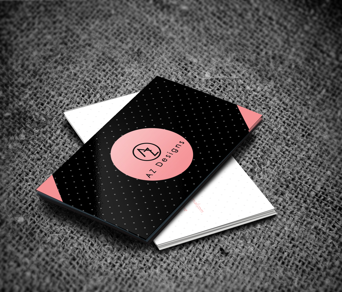 Business Card Design by JK18 for AZ Designs | Design #10738631