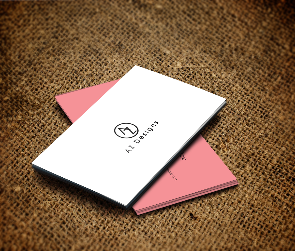 Business Card Design by JK18 for AZ Designs | Design #10756019