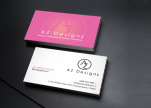 Business Card Design by Creations Box 2015 for AZ Designs | Design: #10744171
