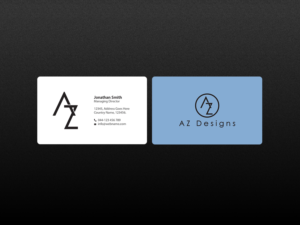Business Card Design by Creations Box 2015 for AZ Designs | Design: #10744190