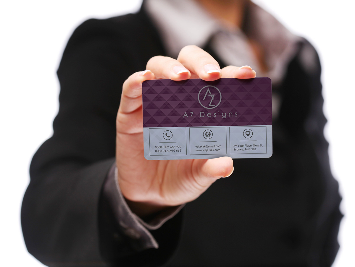 Business Card Design by shachibelani for AZ Designs | Design #10736999