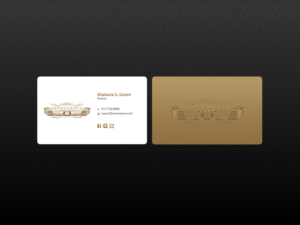 Diseño de Tarjeta de Presentación por Creations Box 2015 para EBONESSENCE | Diseño: #10735825