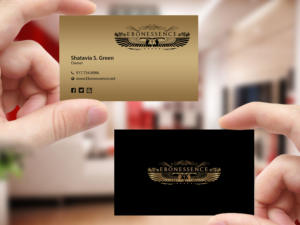 Diseño de Tarjeta de Presentación por Creations Box 2015 para EBONESSENCE | Diseño: #10735827